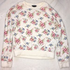 Floral Forever 21 sweater top